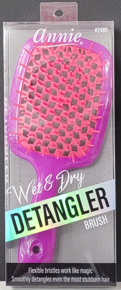 Annie Wet & Dry Detangling Hair Brush Assorted Colors