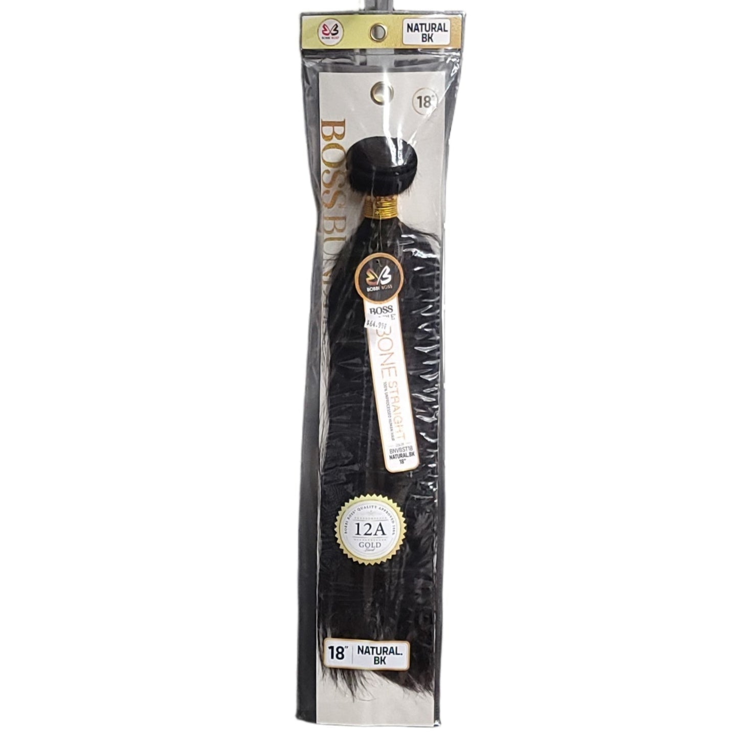 Bobbi Boss Bundle Bone Straight 12A Human Hair 10" - 22"