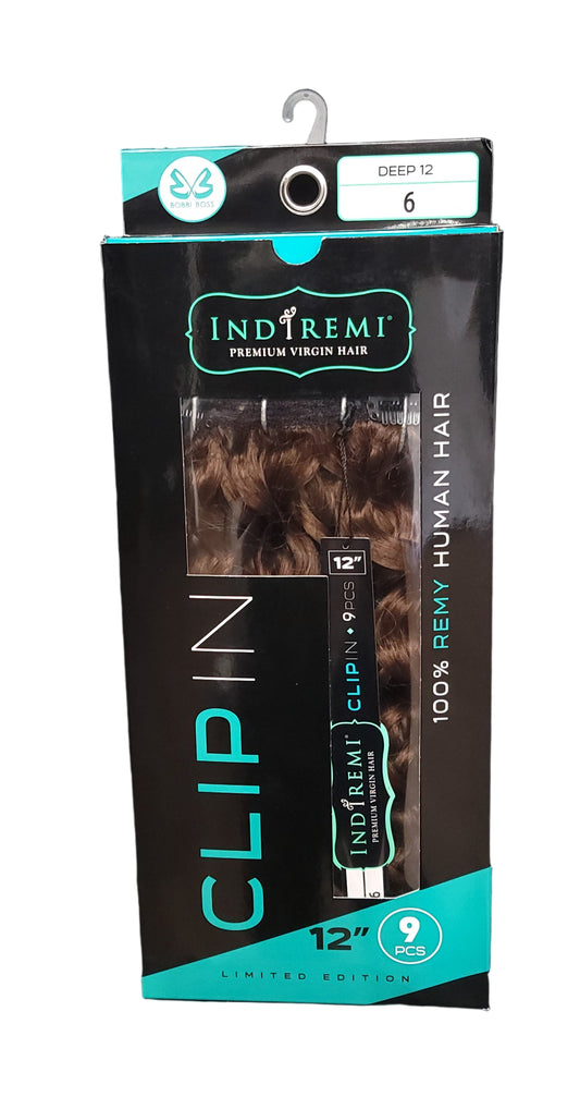 Bobbi Boss INDIREMI 9pc Clip-In Deep Wave 12"