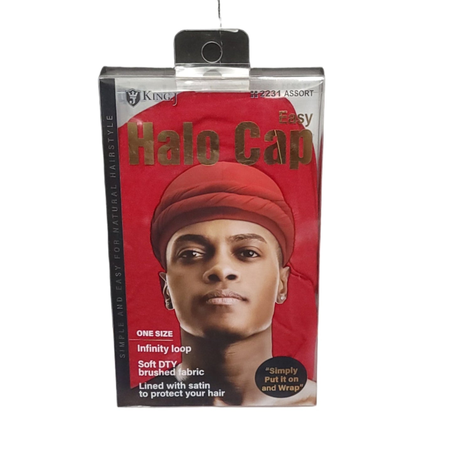 King.J Easy Halo Cap Turban Assorted Colors