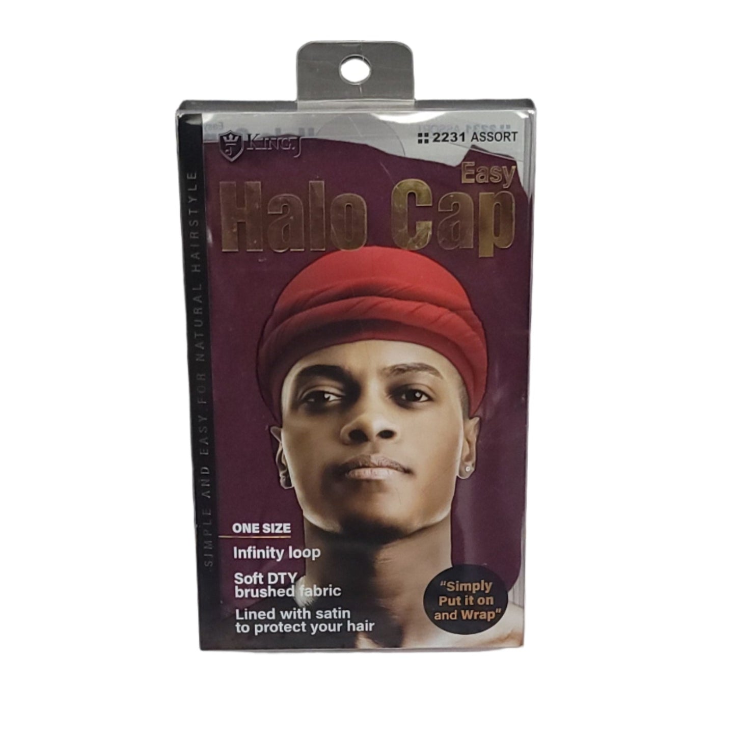 King.J Easy Halo Cap Turban Assorted Colors