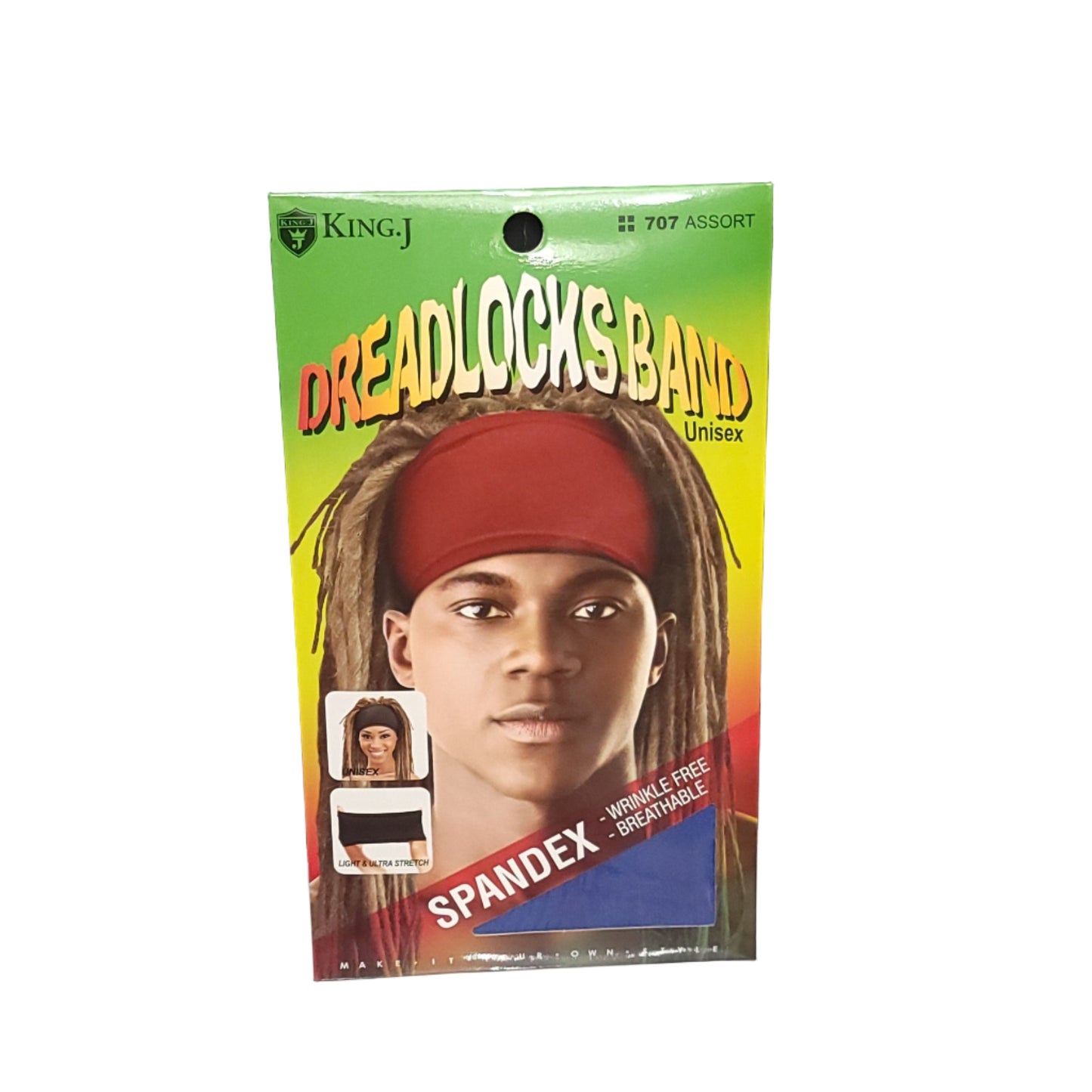 King.J Spandex Dreadlocks Band Unisex