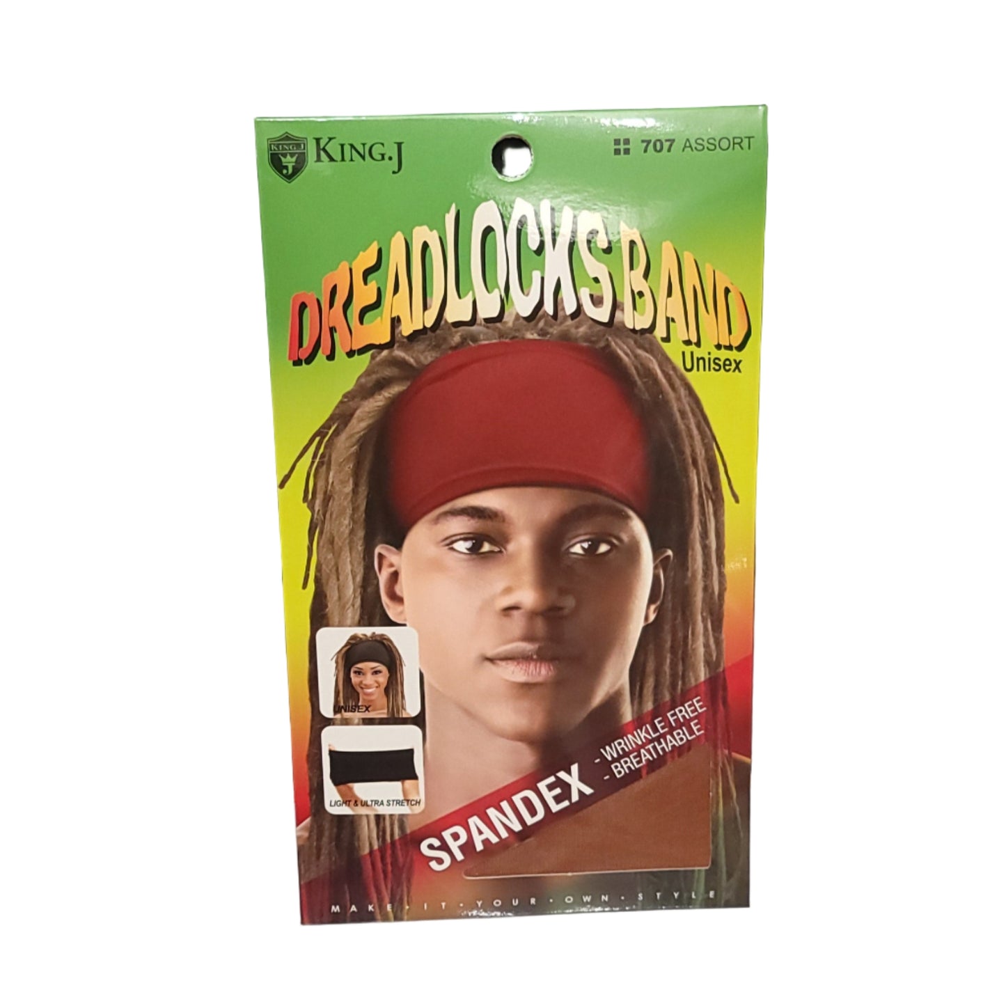 King.J Spandex Dreadlocks Band Unisex