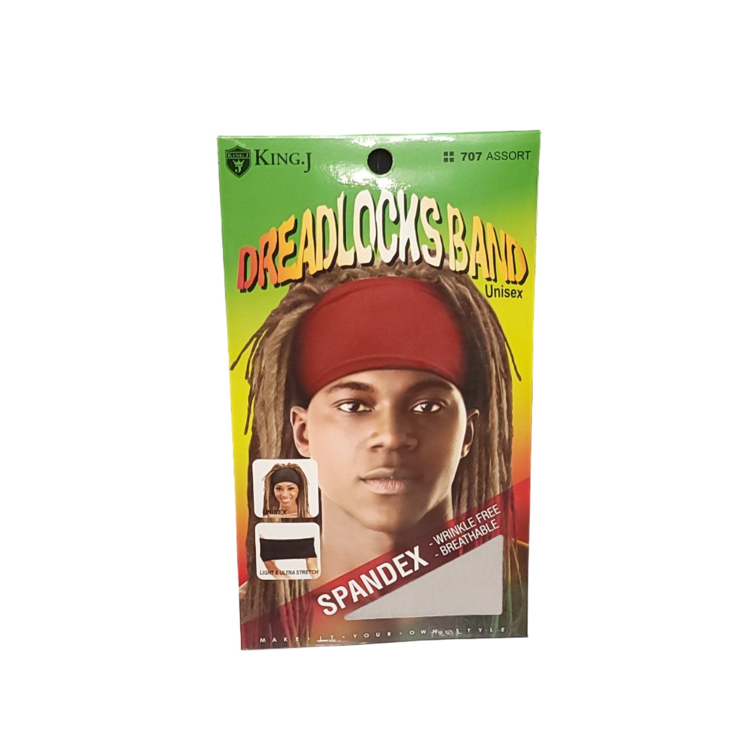 King.J Spandex Dreadlocks Band Unisex