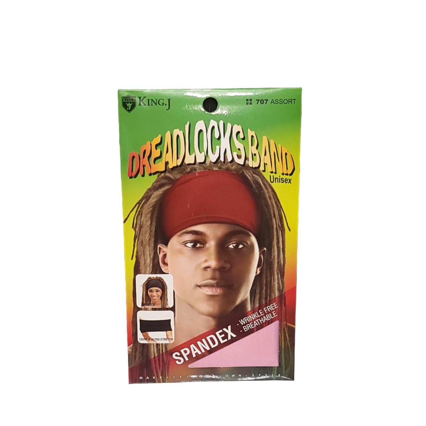 King.J Spandex Dreadlocks Band Unisex