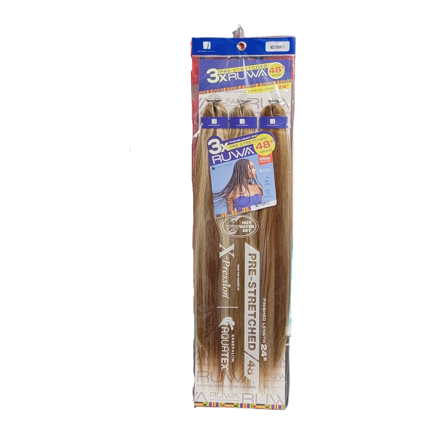 Sensationnel 3X Ruwa Pre-Stretched Braid 48in