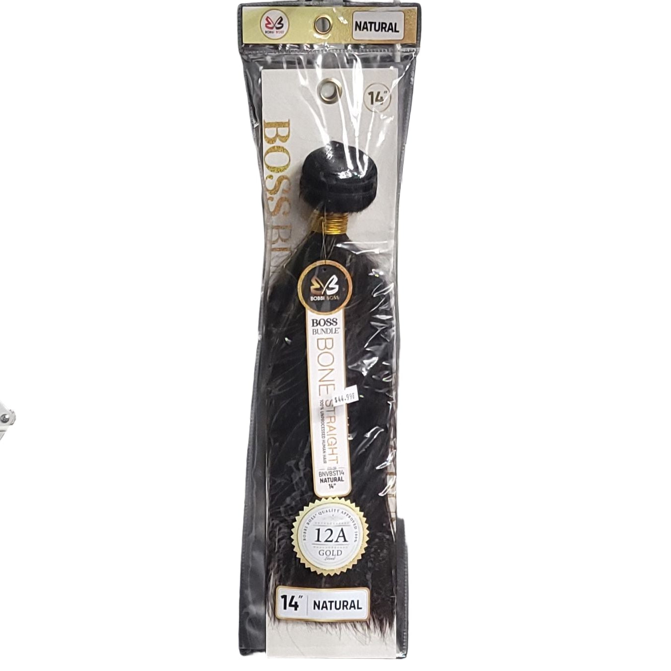 Bobbi Boss Bundle Bone Straight 12A Human Hair 10" - 22"