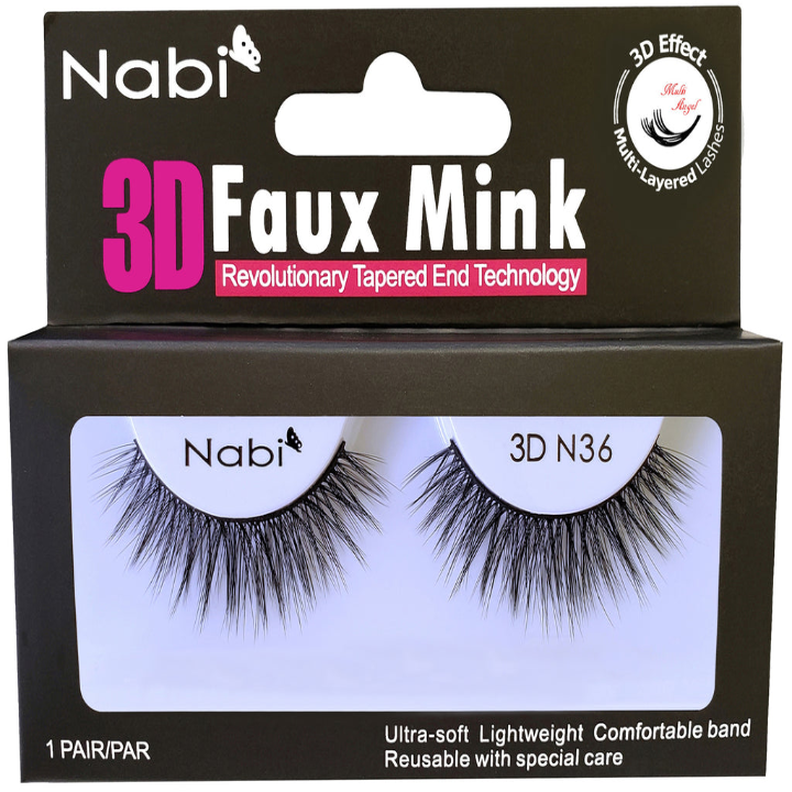 Nabi 3D N36 - 3D Faux Mink Eyelash