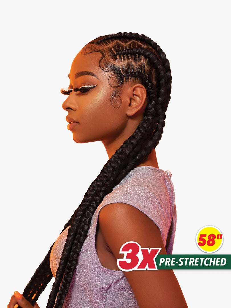Sensationnel 3X X-Pression Pre-Stretched Braid 58"