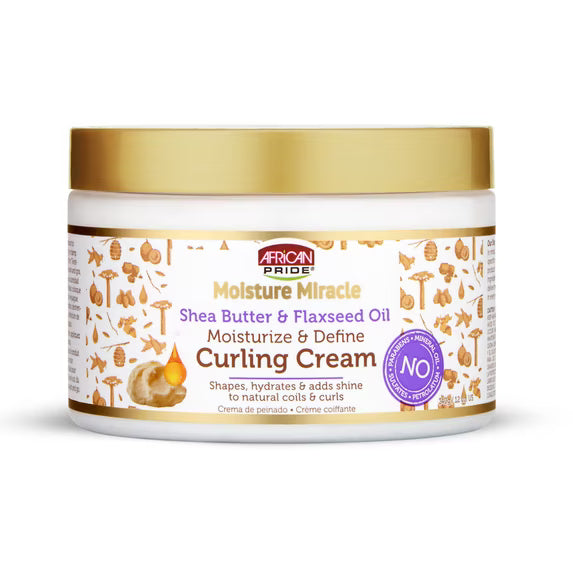 African Pride Moisture Miracle Moisturize Define Curling Cream 12oz