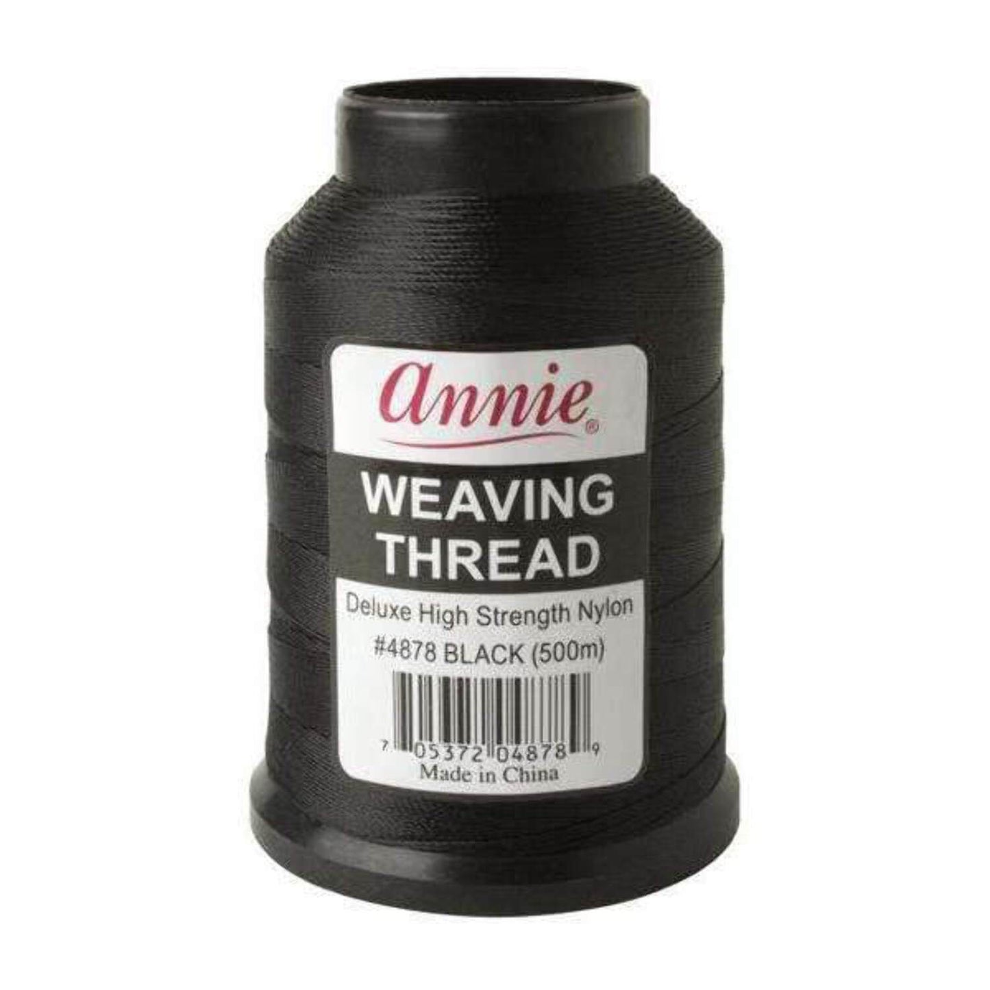Annie High Strength Hair Weaving Thread Black 500 Meters