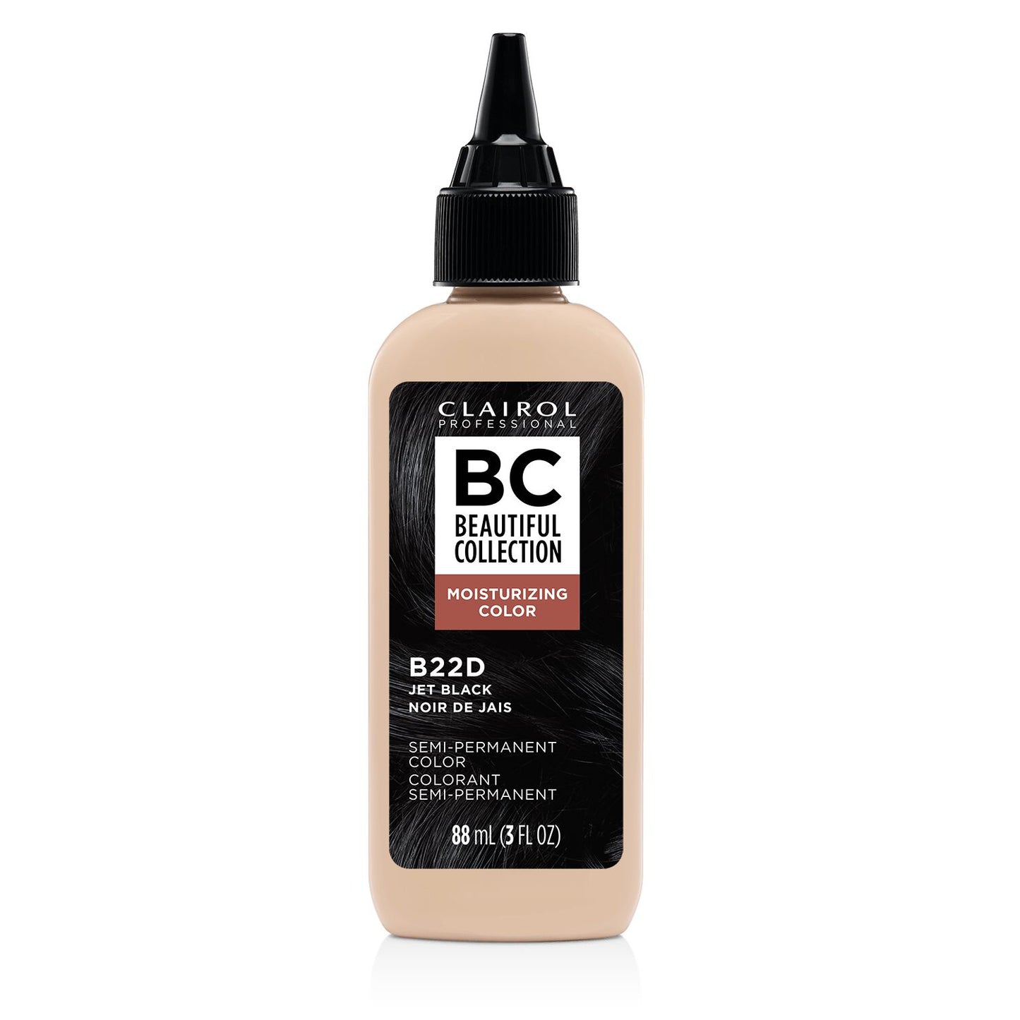 Clairol Professional Beautiful Collection Semi-Permanent Moisturizing Hair Color - Black, Jet Black