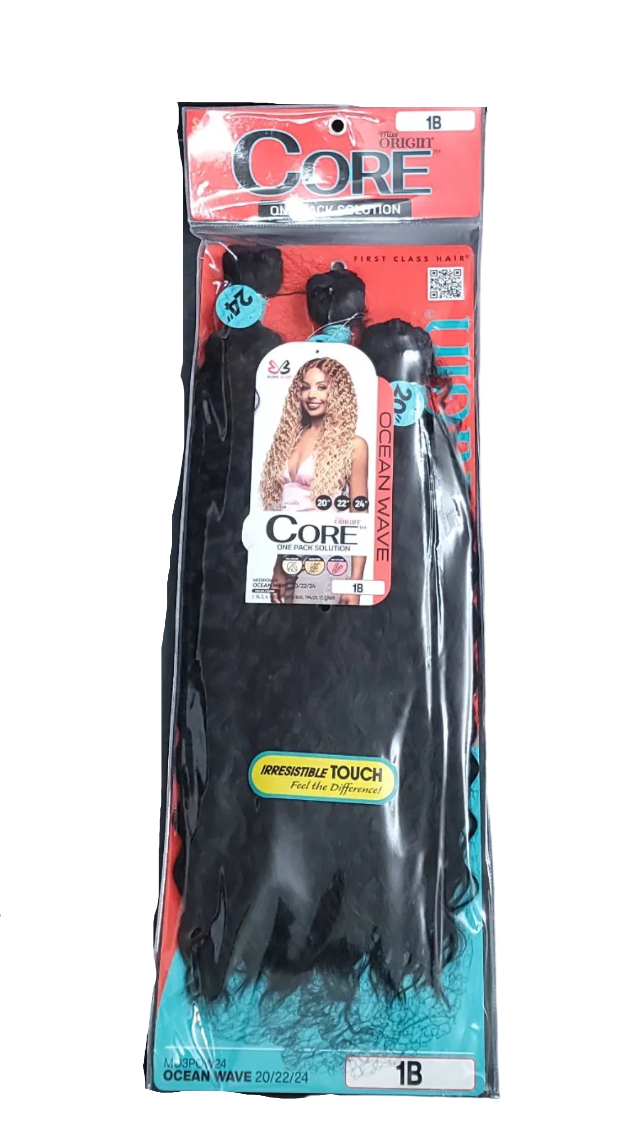 Bobbi Boss Miss Origin CORE 3 Bundles 1 Pack Synthetic Weave 20" 22" 24" Ocean Wave