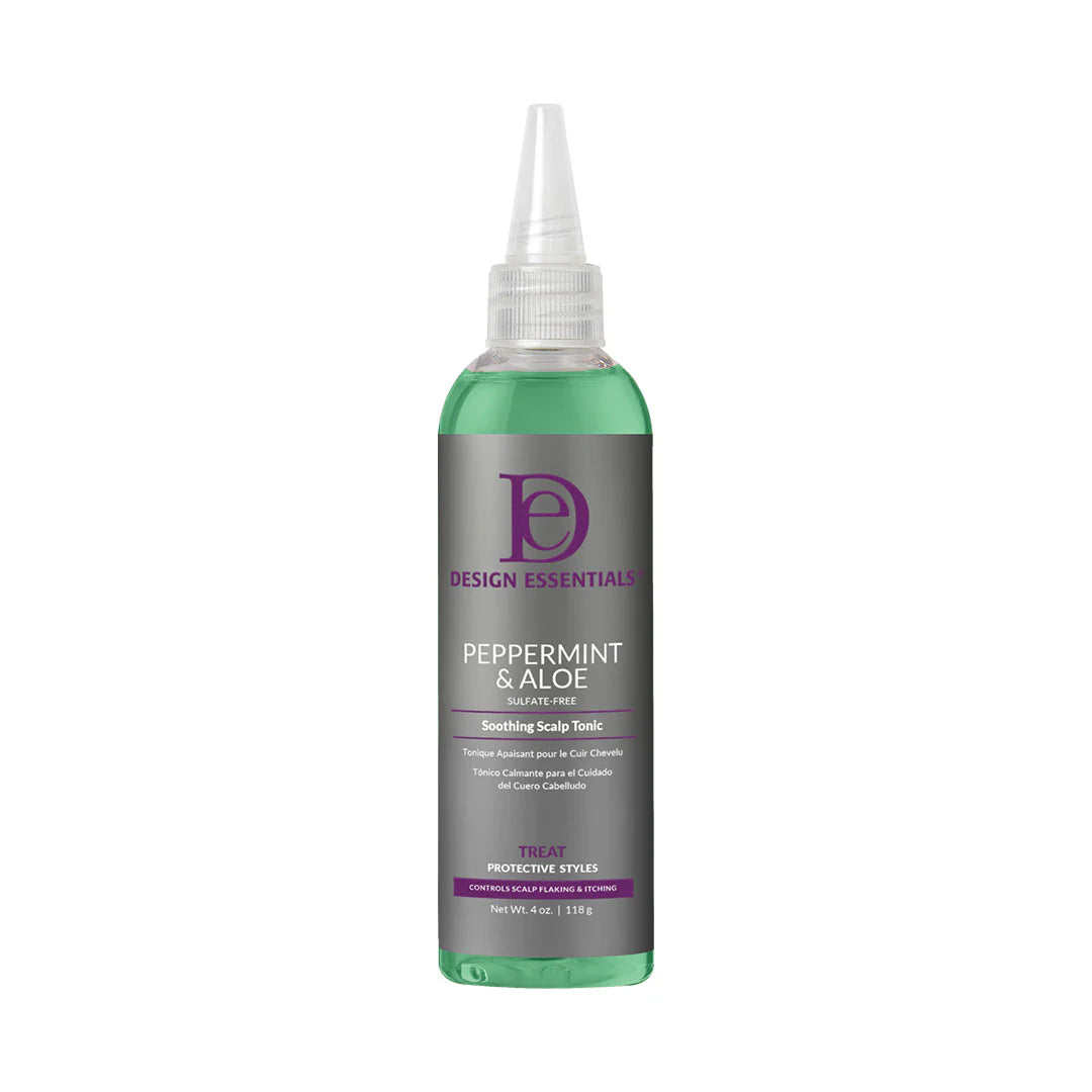 Design Essentials Peppermint & Aloe Soothing Scalp Care Tonic 4oz