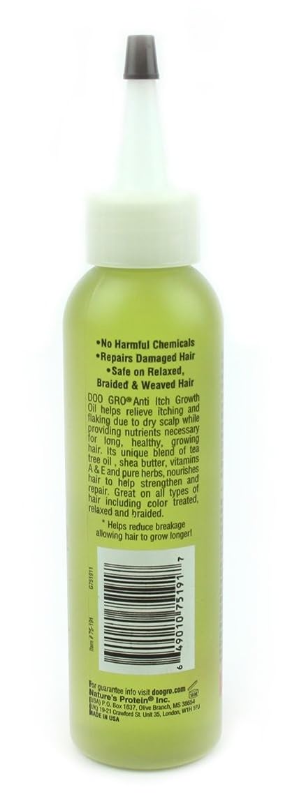 DOO GRO Anti Itch Hair Oil 4.5oz