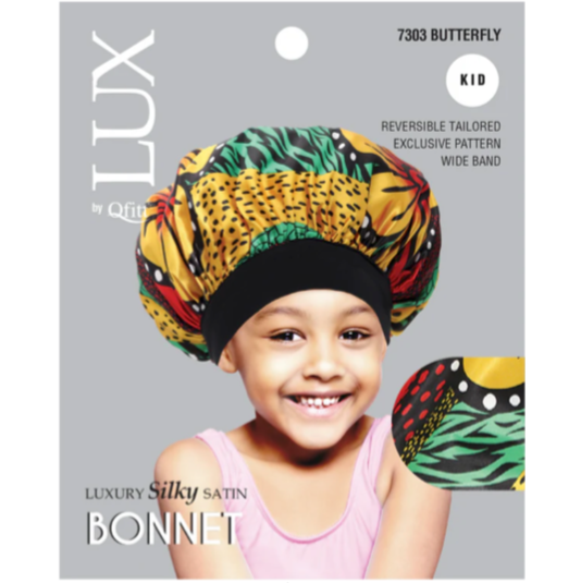 Qfitt Kids Luxury Silky Satin Bonnet Assorted Colors