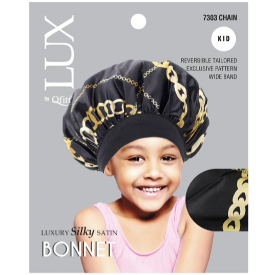 Qfitt Kids Luxury Silky Satin Bonnet Assorted Colors