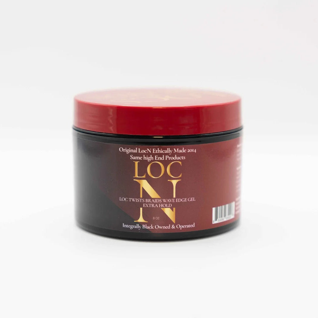 Loc N Twists Braids Wave Edge Gel - Extra Hold 8oz, 16oz