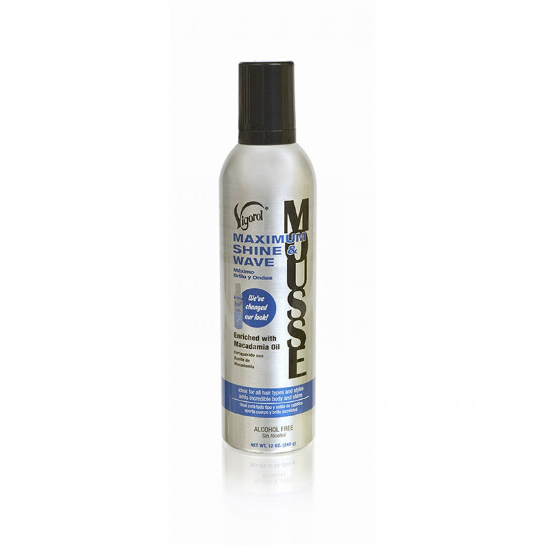 Vigorol Max Shine & Wave Mousse 12oz
