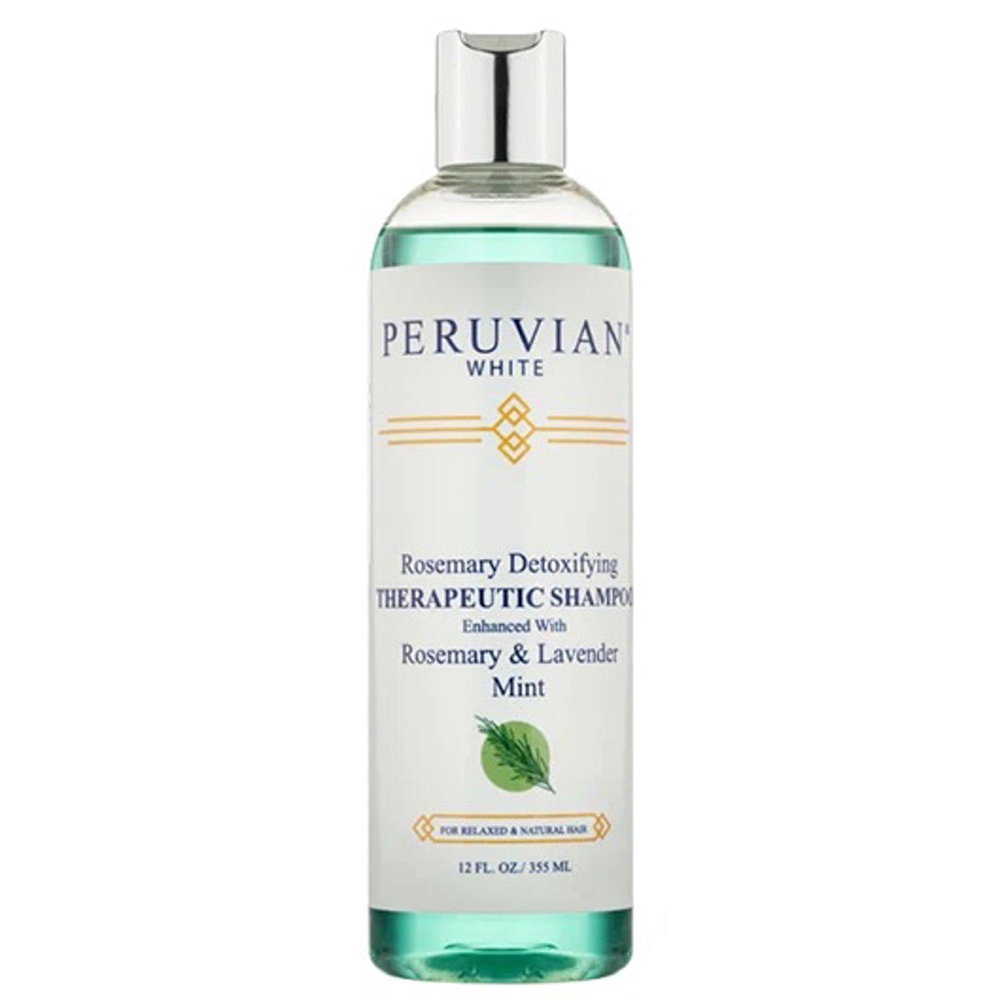 Peruvian White Rosemary & Lavender Mint Detoxifying Shampoo 120z