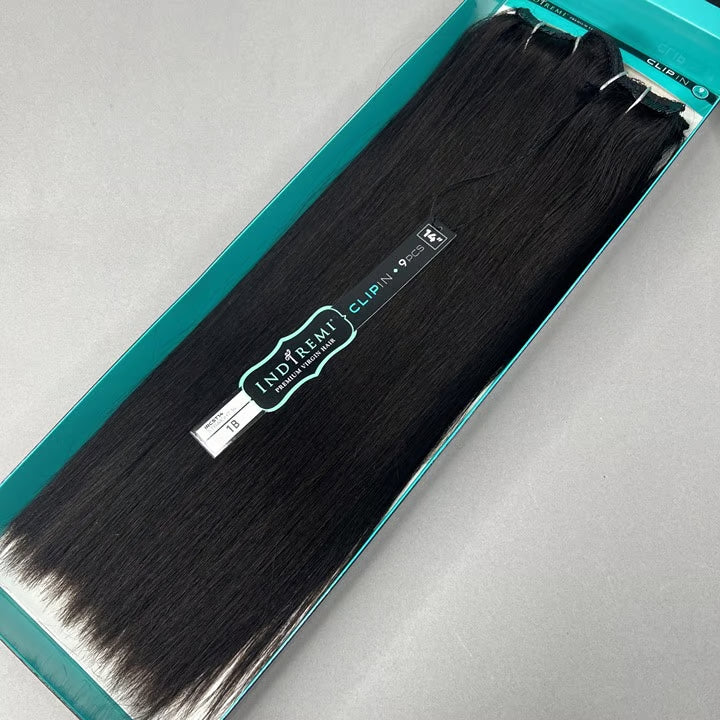 Bobbi Boss INDIREMI 9pc Clip-In Straight 14"