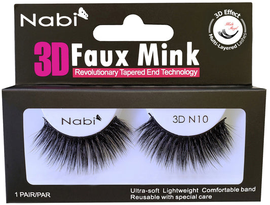 Nabi 3D N10 - 3D Faux Mink Eyelash