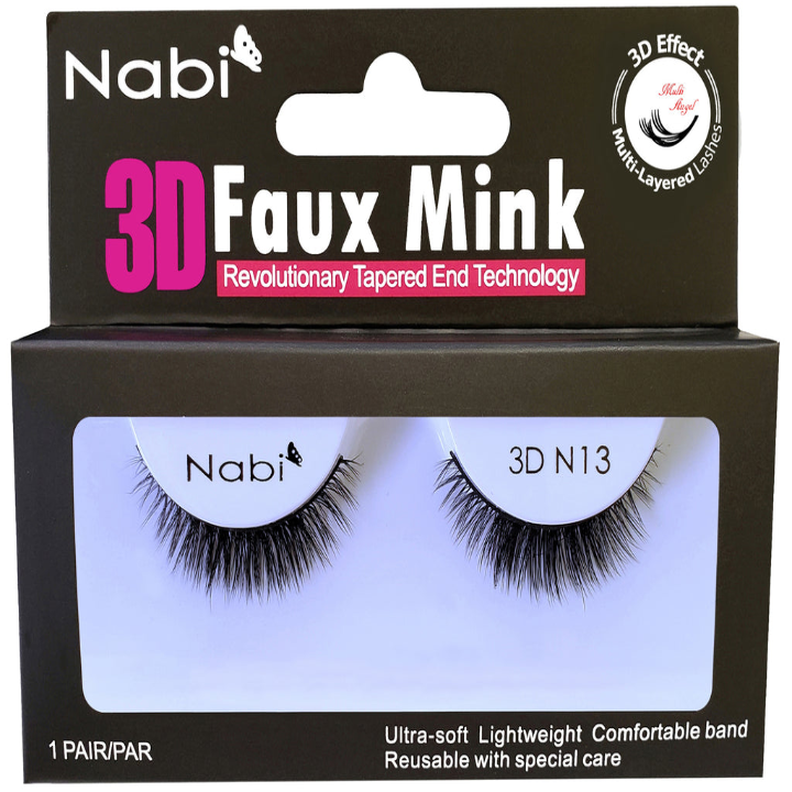 Nabi 3D N13 - 3D Faux Mink Eyelash