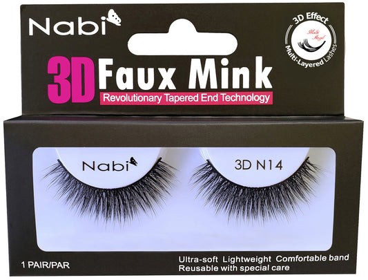 Nabi 3D N14 - 3D Faux Mink Eyelash