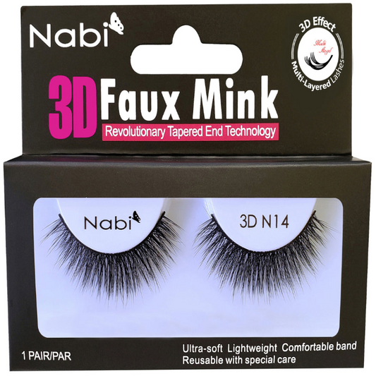 Nabi 3D N14 - 3D Faux Mink Eyelash