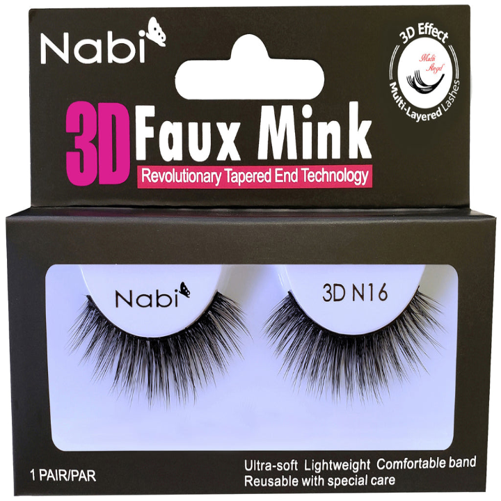 Nabi 3D N16 - 3D Faux Mink Eyelash