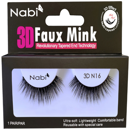 Nabi 3D N16 - 3D Faux Mink Eyelash