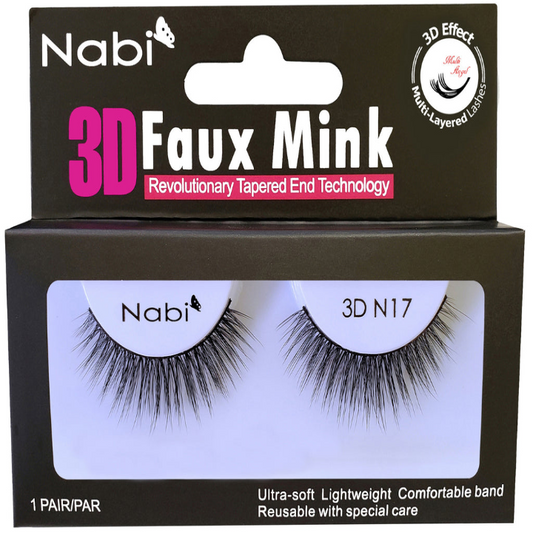Nabi 3D N17 - 3D Faux Mink Eyelash
