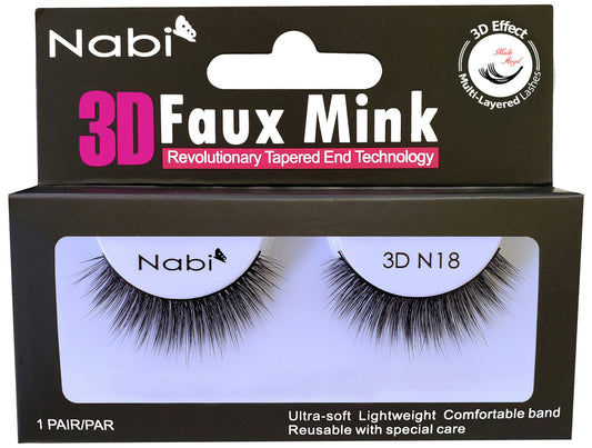 Nabi 3D N18 - 3D Faux Mink Eyelash