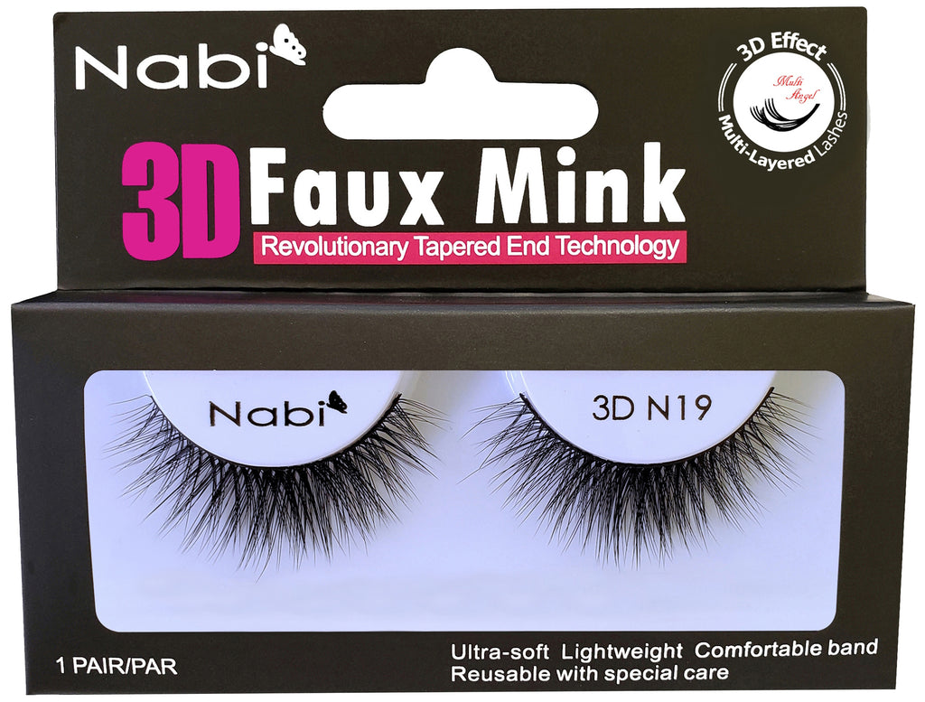 Nabi 3D N19 - 3D Faux Mink Eyelash