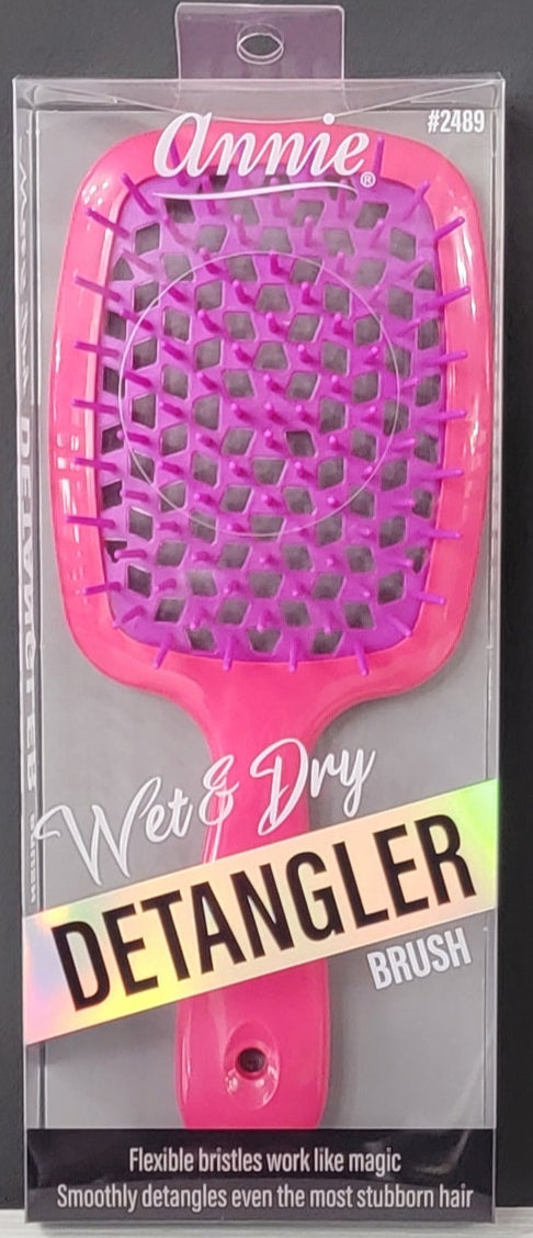 Annie Wet & Dry Detangling Hair Brush Assorted Colors