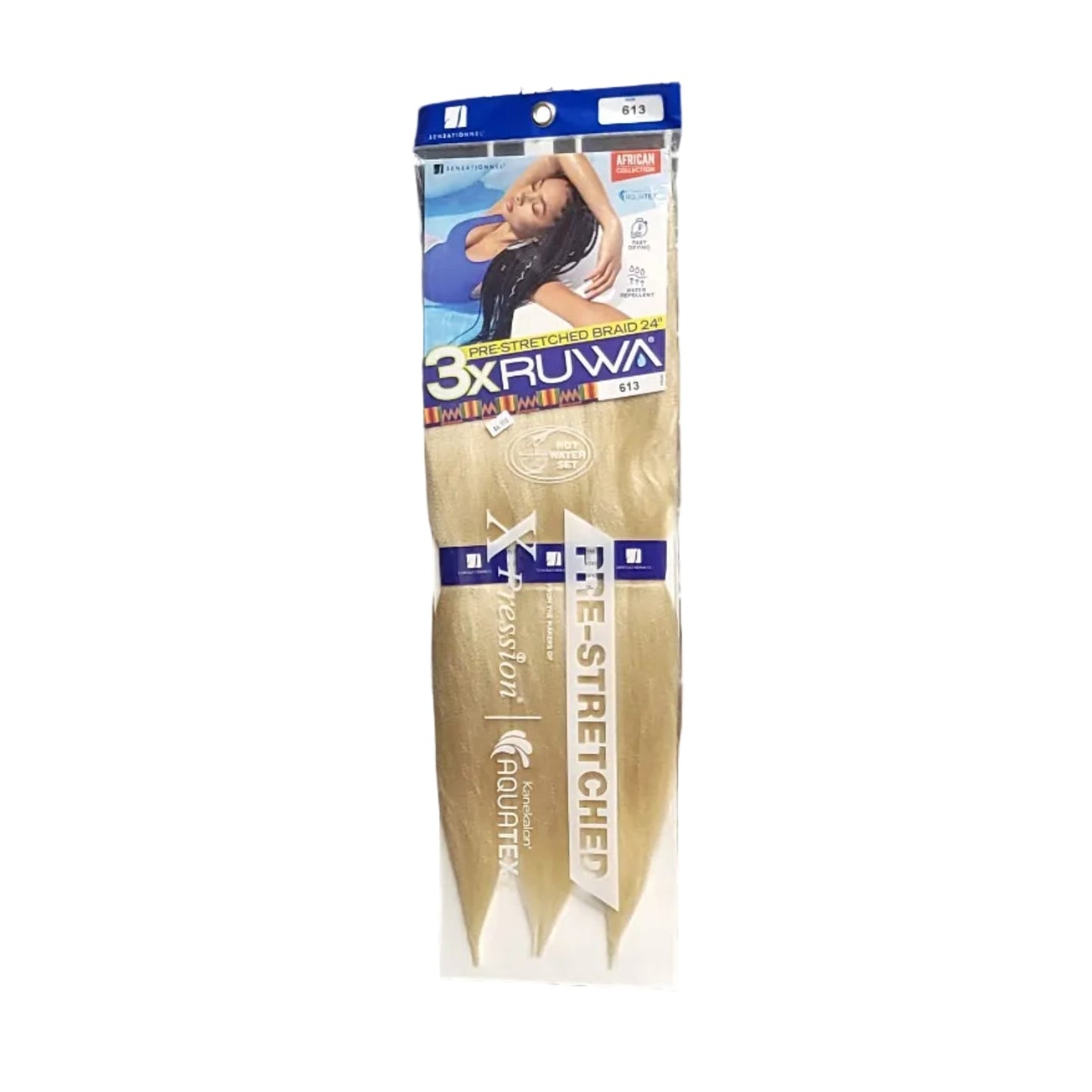 Sensationnel 3X Ruwa Pre-Stretched Braid 24"