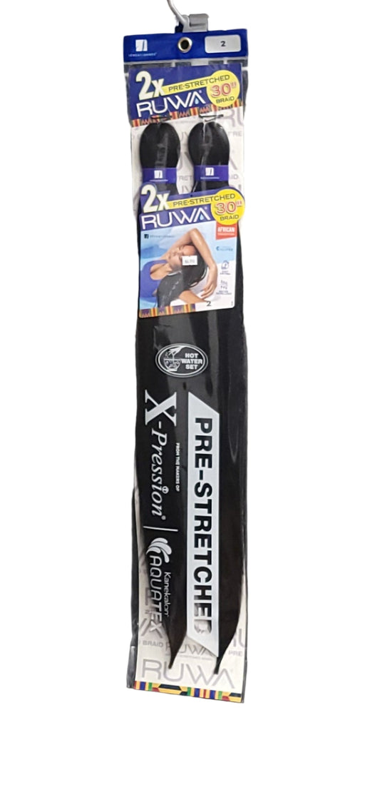 Sensationnel 2X Ruwa Pre-Stretched Braid 30in Color: 2