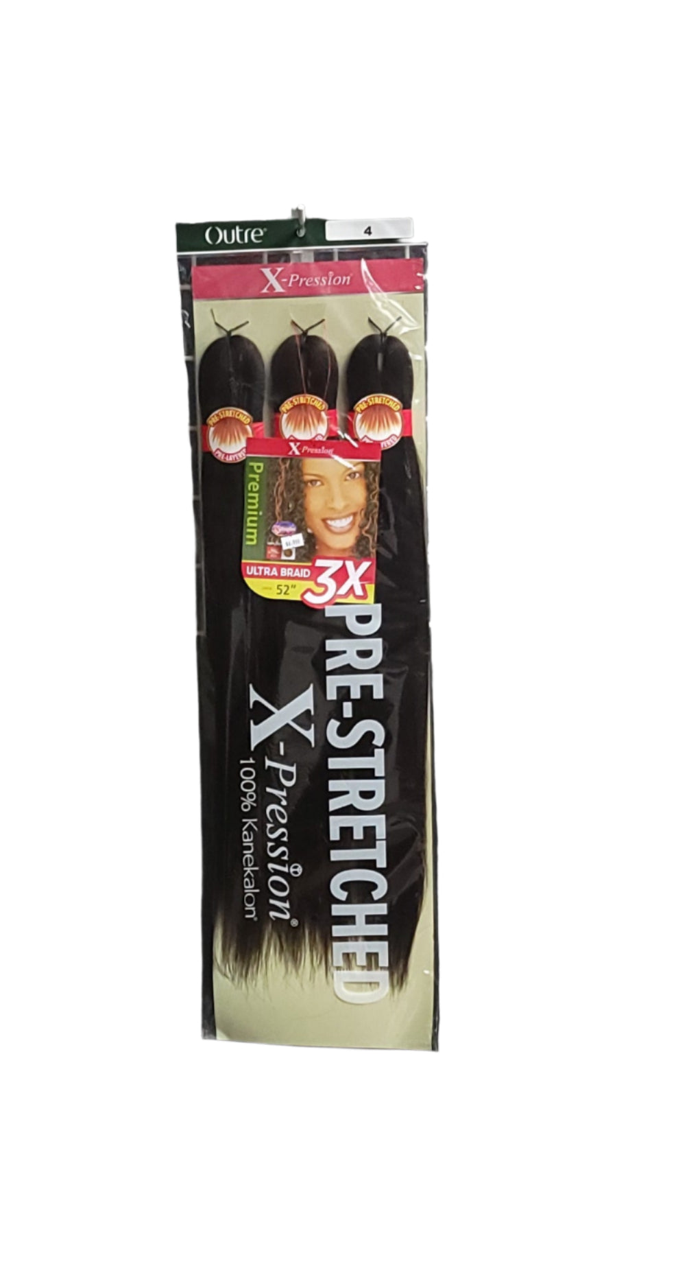 Outre 3x Xpression Pre-Stretched  52" Color: 4