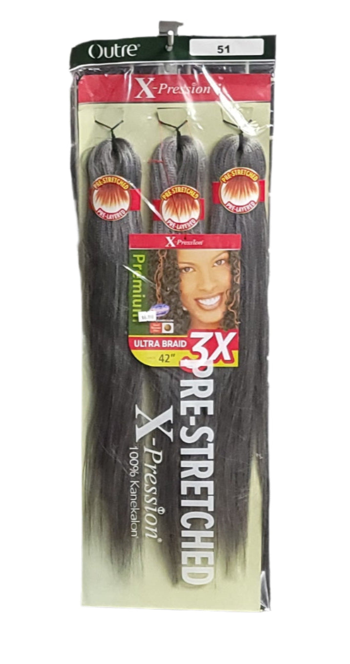 Outre 3x X-Pression Pre-Stretched Braid 42"