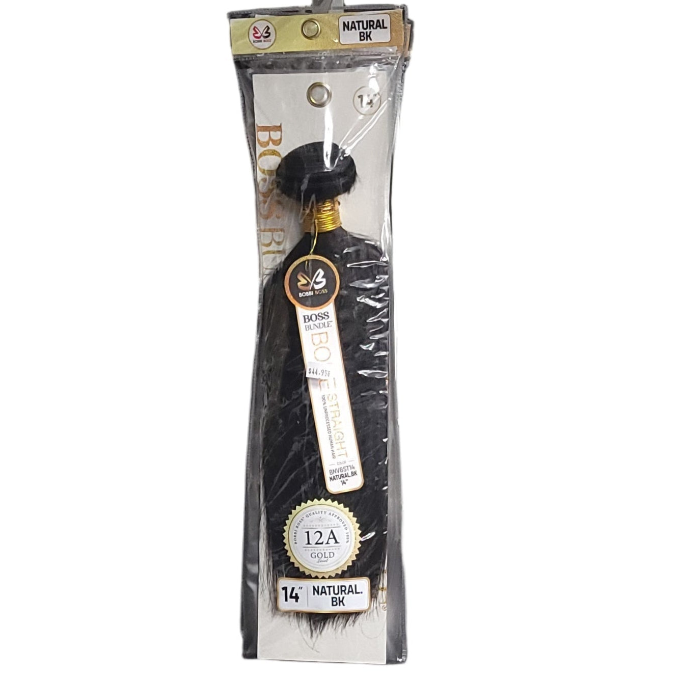Bobbi Boss Bundle Bone Straight 12A Human Hair 10" - 22"