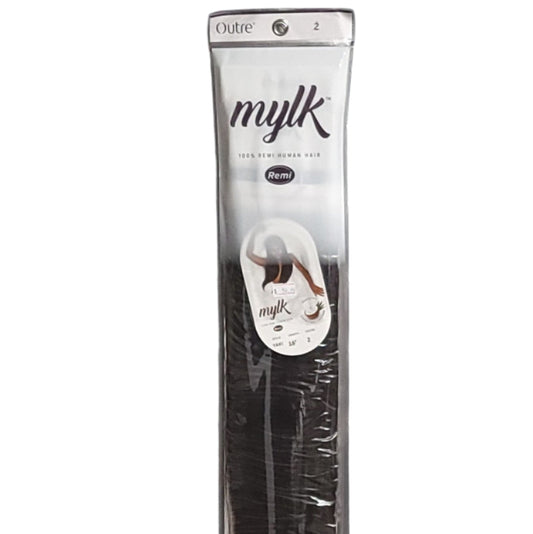 Outre MYLK Remi Yaki 100% Human Hair Color 2 16" Bundle