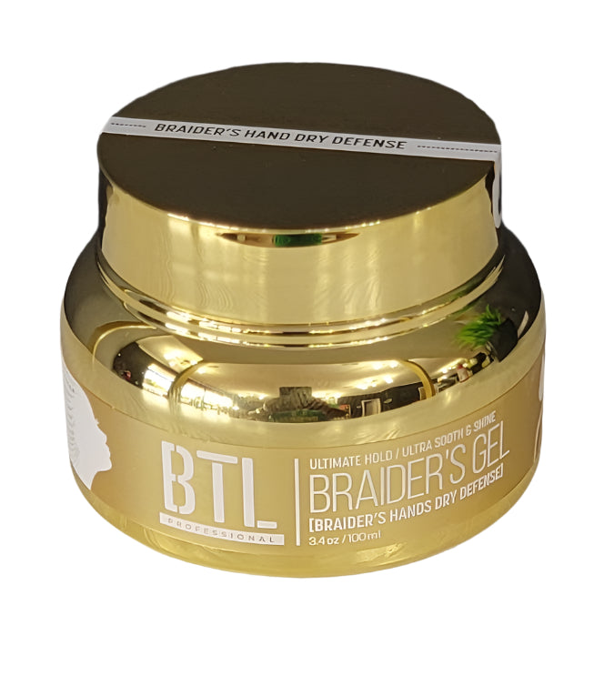 BTL Ultimate Performance Braider's Gel 3.4oz - Gold (Braider's Hands Dry Defense)