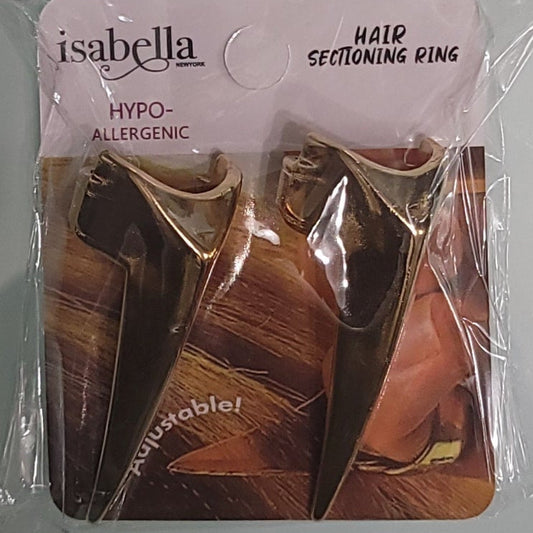 Isabella Hair Section Ring - Gold