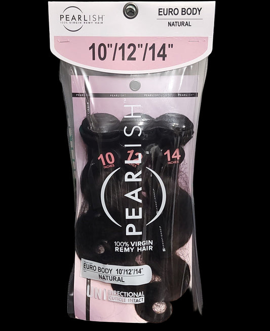 Sensationnel Pearlish EURO Body 3pc Multi pack Virgin 15A Remi 10/12/14" Bundles Color Natural
