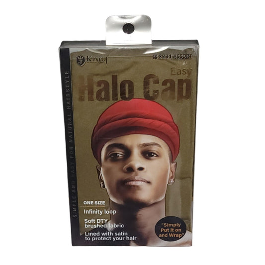 King.J Easy Halo Cap Turban Assorted Colors