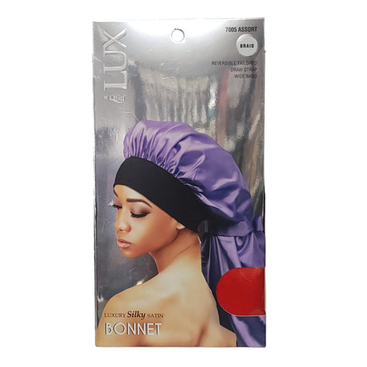 Qfitt LUX Luxury Silky Satin Braid Bonnet Assorted Colors
