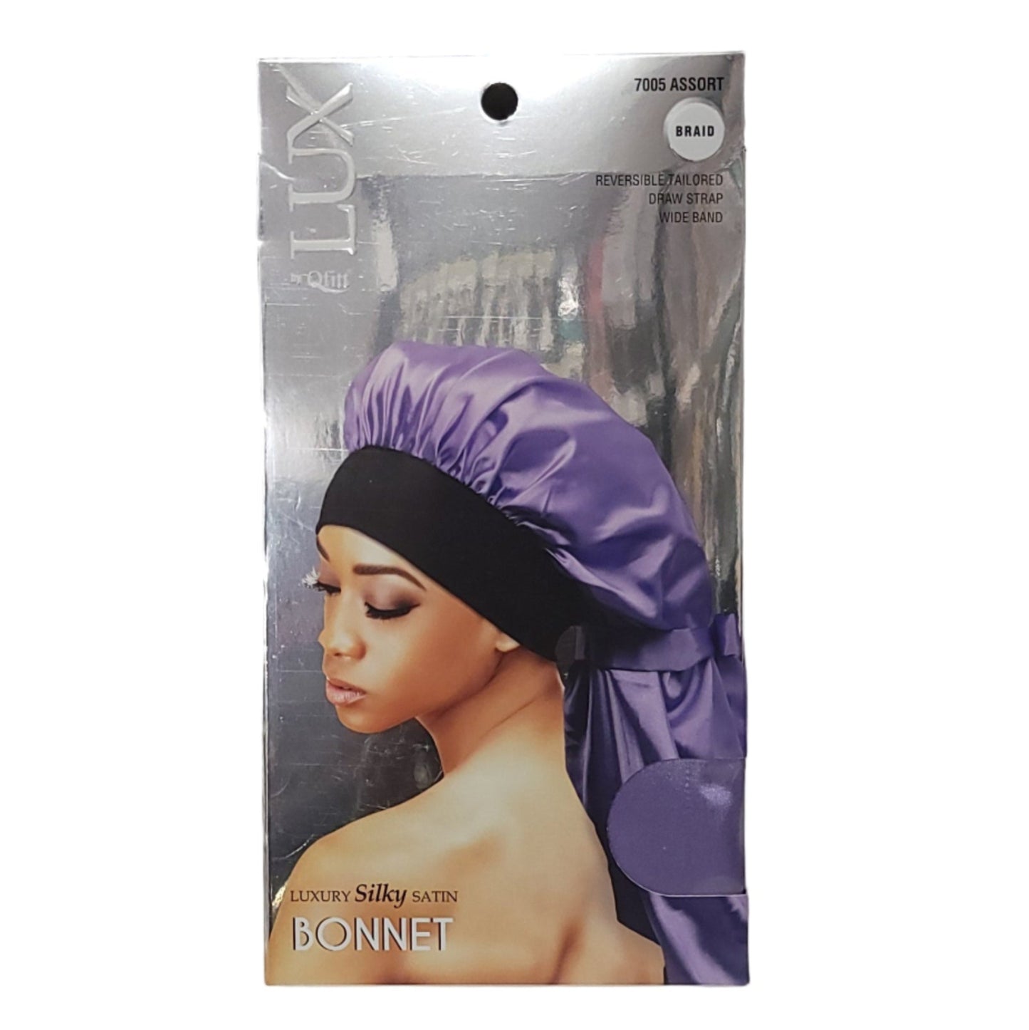 Qfitt LUX Luxury Silky Satin Braid Bonnet Assorted Colors