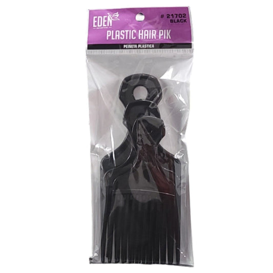 Eden 3pc Plastic Hair Pik Black