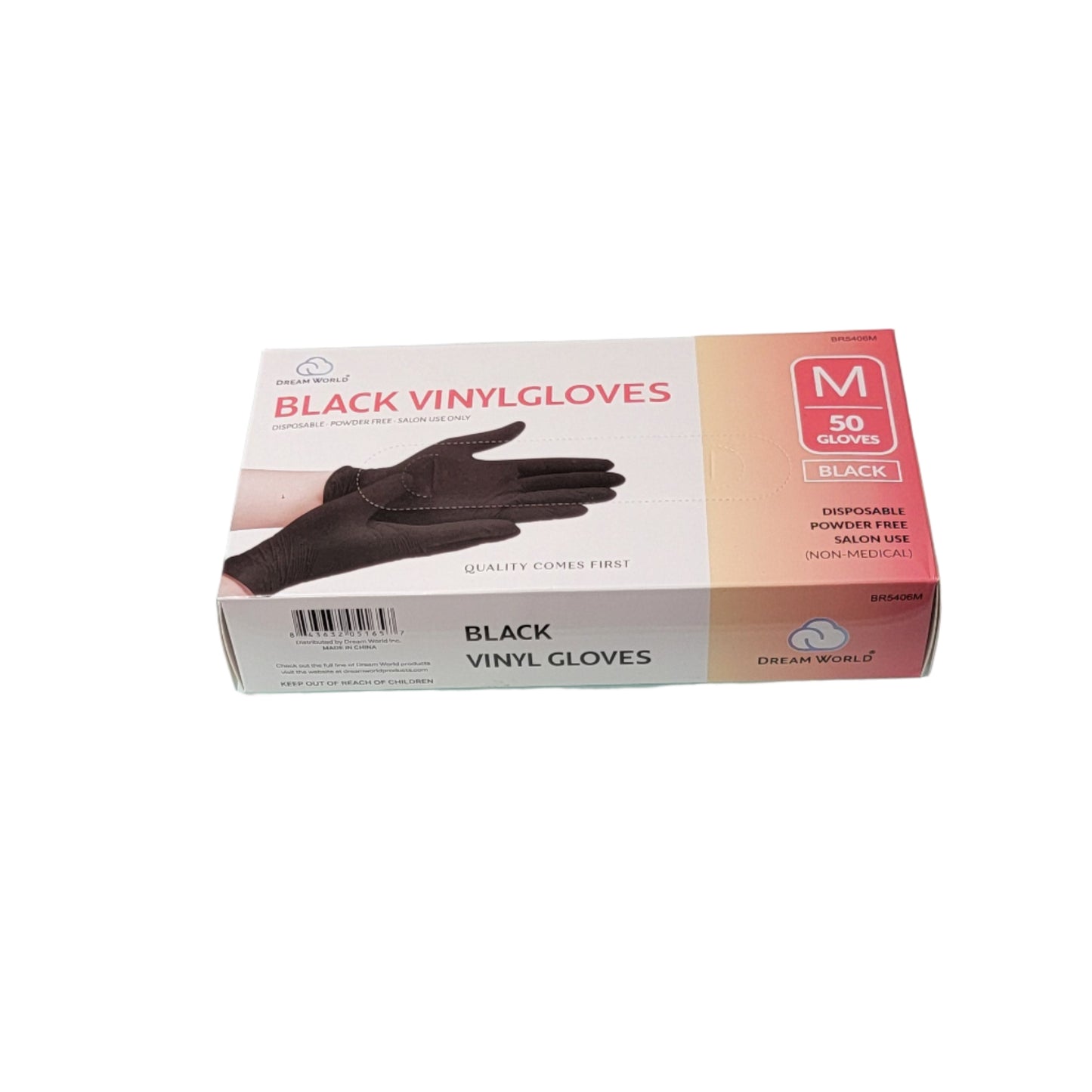 Dream World Black Vinyl Gloves (Non-Medical)