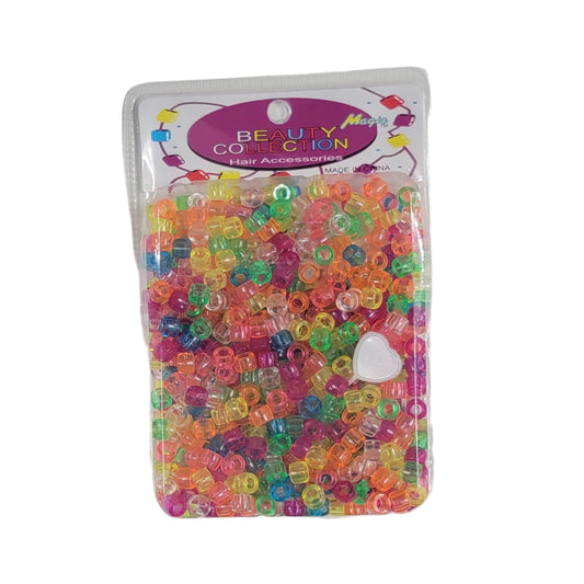 Magic Beauty Collection Small Hair Beads w\Feeder - Assorted Colors